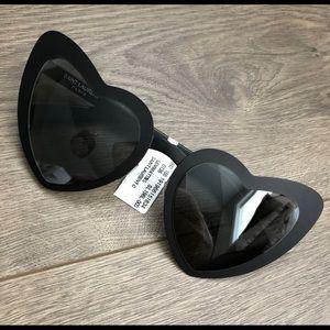 Saint Laurent 55MM Heart-Shaped Sunglasses